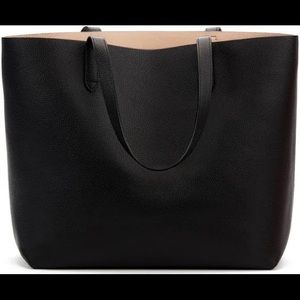 - Brand New Women's Classic Structured Leather Tote Bag in Black, by Cuyana